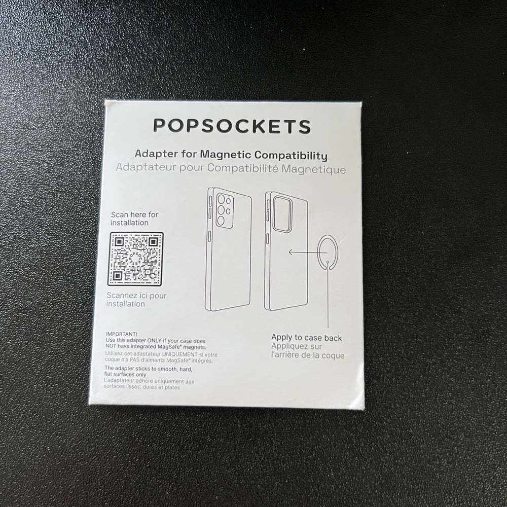 Popsockets Magnetic Adapter Ring White